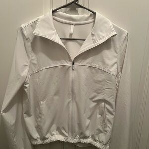 Lululemon White Zip Front Jacket